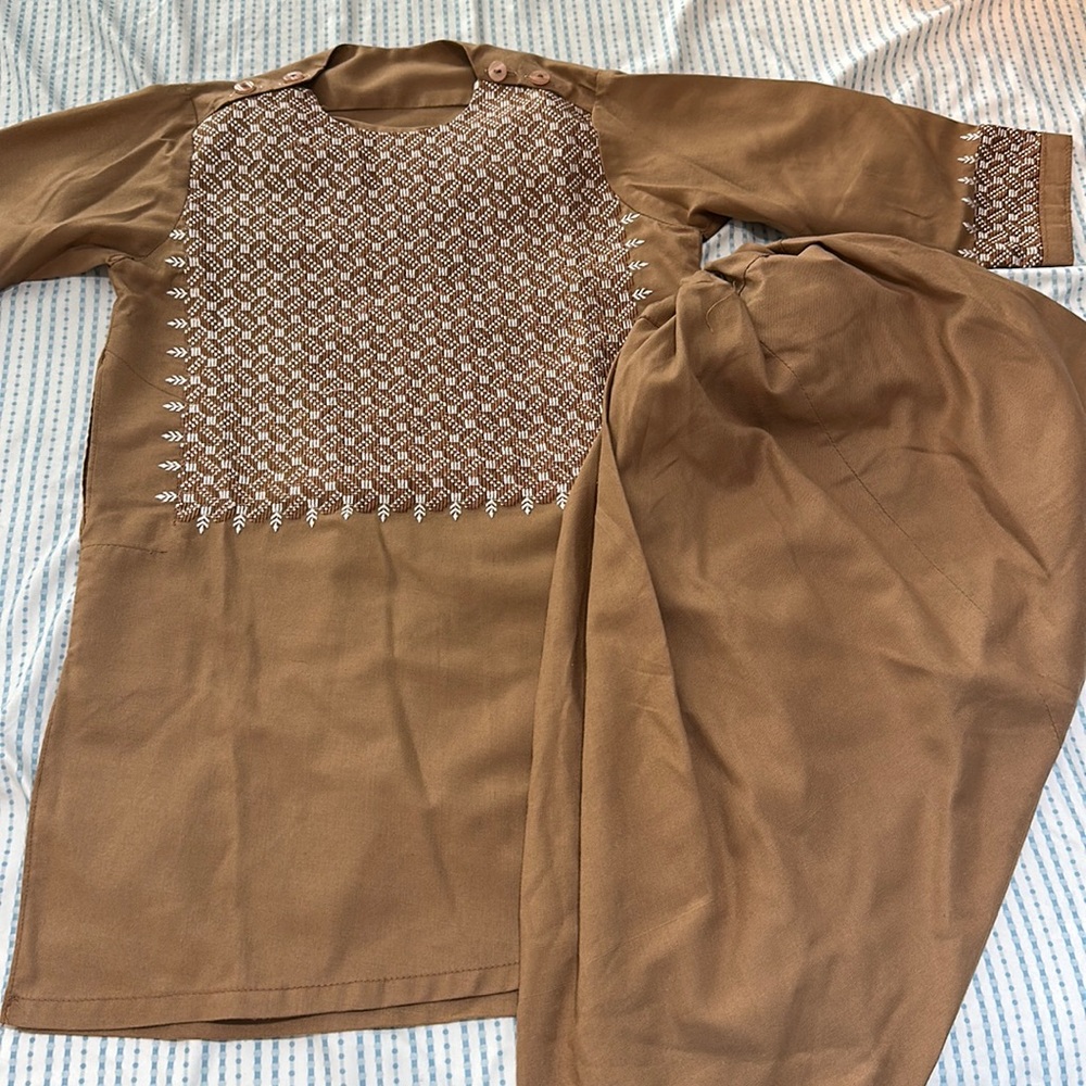 Little boy afghan clothes